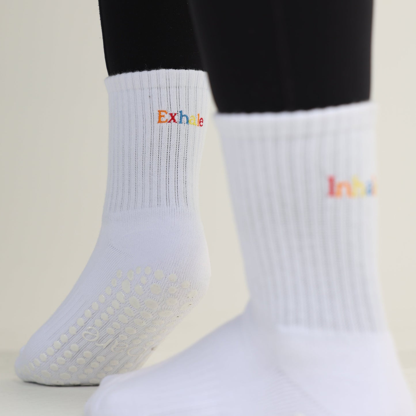 INHALE EXHALE CREW SOCKS