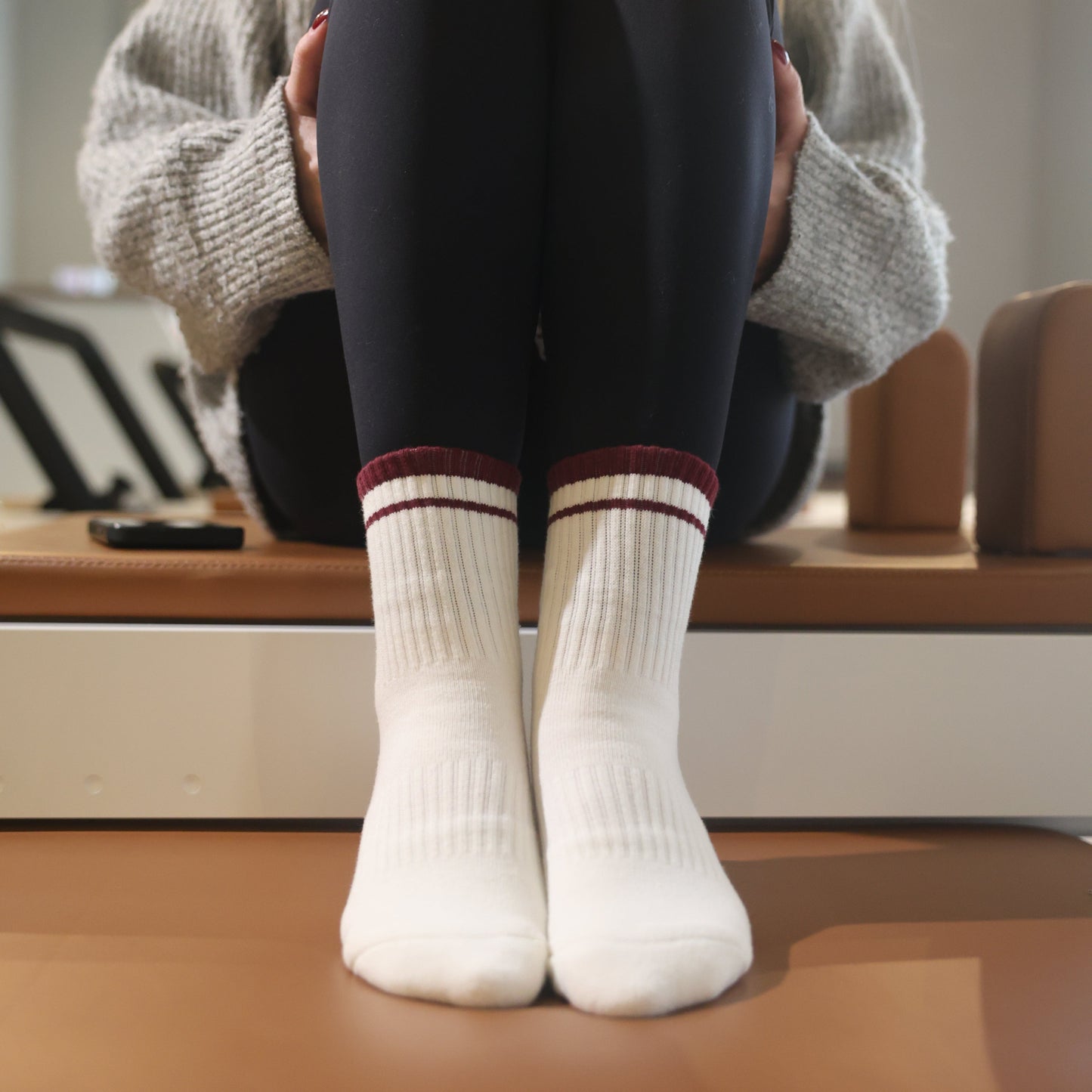 CHERRY CREAM CREW SOCKS