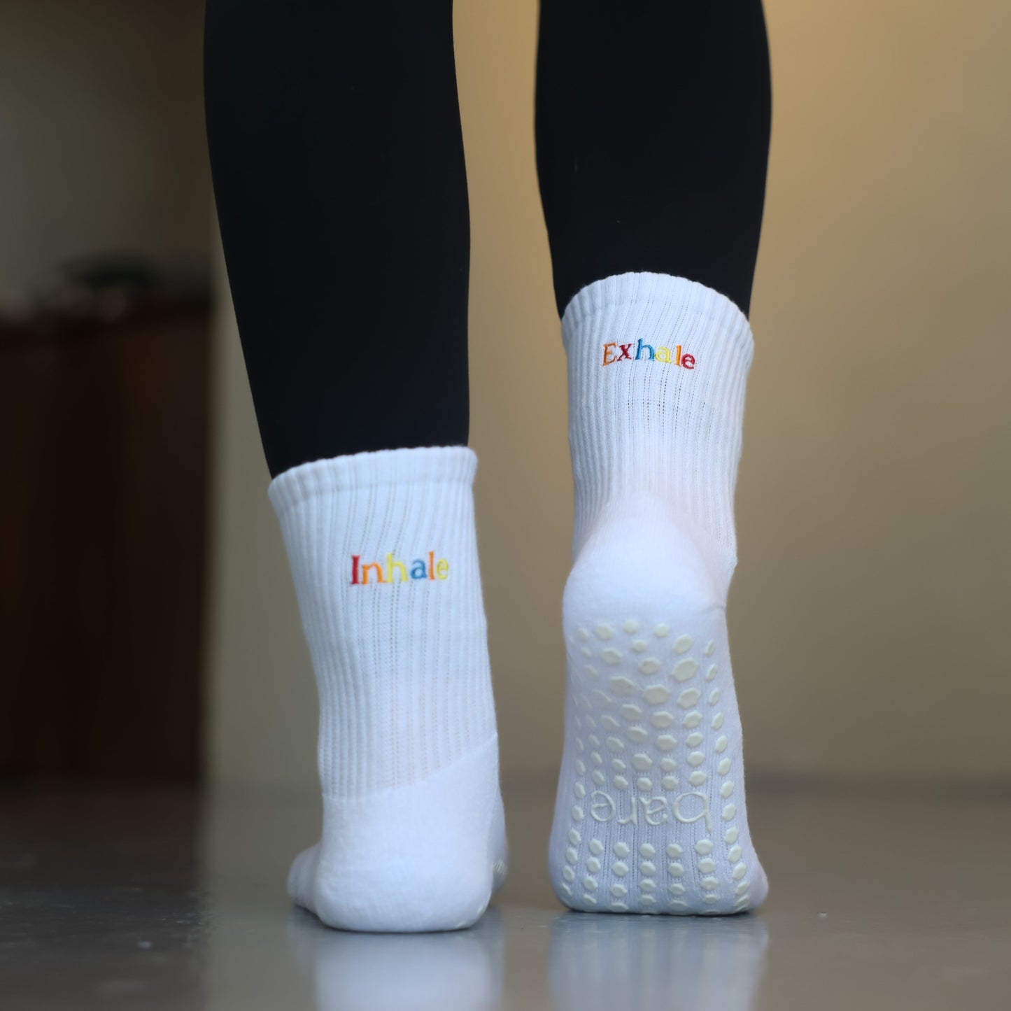 INHALE EXHALE CREW SOCKS