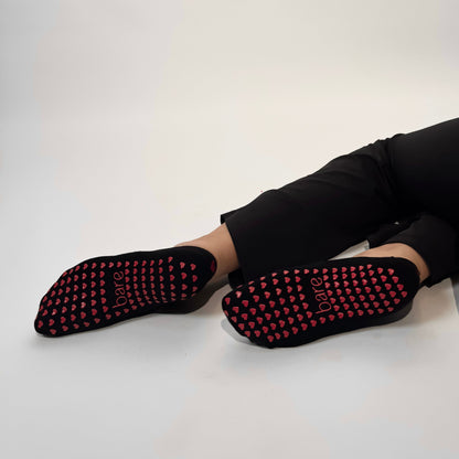 BLACK LOVE BALLET SOCKS