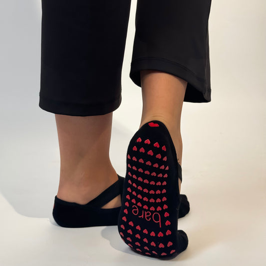 BLACK LOVE BALLET SOCKS